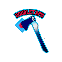 13Axes excited stickers doubletap 13axes Sticker