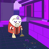 Cleaning Up Clean House GIF by aavegotchi