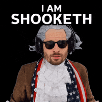 Shocked Ben Franklin GIF