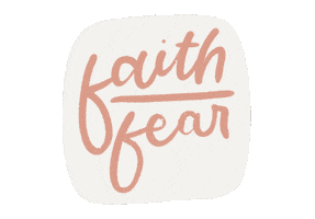 Savior Faith Over Fear Sticker