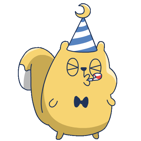 Birthday Bedtime Sticker by BadTimeStories