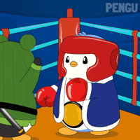 Fight Finish Him GIF by Pudgy Penguins