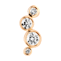 Yellow Gold Sticker by Maria Black Jewellery