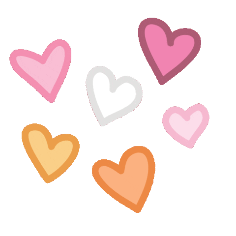 Love Is Love Hearts Sticker by TeaBag