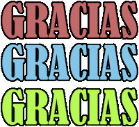 Thanks Gracias Sticker by Raveloteca;