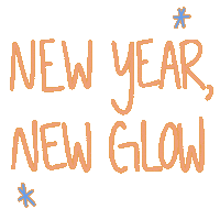 New Year Text Sticker by Beauty by Earth
