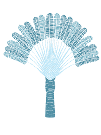 Tropical Palm Sticker by Binary Style