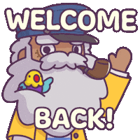 Welcome Back Hello Sticker by Castaways