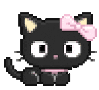 Black Cat Sticker