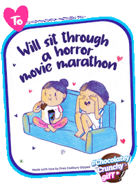 Valentines Popcorn Sticker by oreoindia