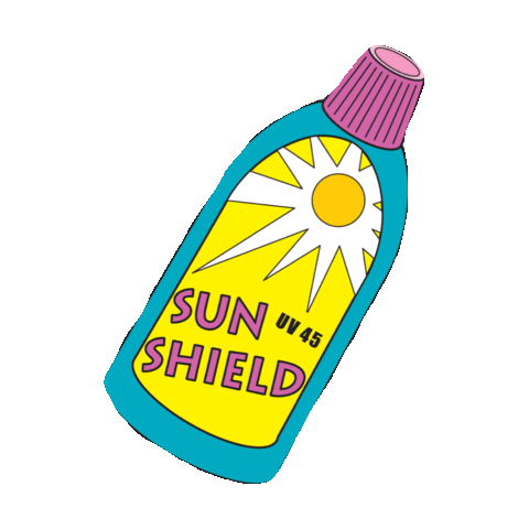 beach melting Sticker