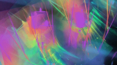 Rainbow Geometry GIF by Mollie_serena