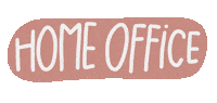 Working Home Office Sticker
