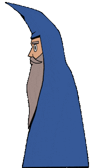 elmrealm magic bread wizard elmrealm Sticker