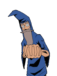 elmrealm magic bread wizard elmrealm Sticker