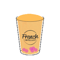 Bubble Tea Boba Sticker by French Coffee Shop