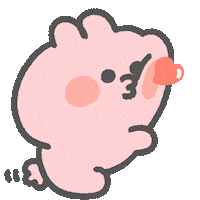 Rabbit Kiss Sticker