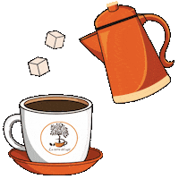 Coffee Bean Sticker by La Tierra del Café