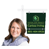 aspenleafrealty aspen leaf realty aspenleafrealty carissa irving Sticker
