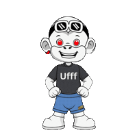 Uf White Monkey Sticker by Zhot