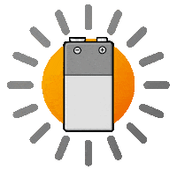 Solar Energy Battery Sticker by SMA Solar Technology AG