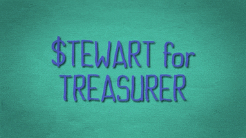 fabricgif vote stewart treasurer stewart for treasurer GIF