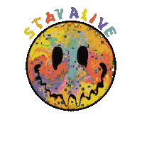 Hippies Smile Sticker