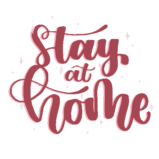 Stay Safe Work From Home Sticker