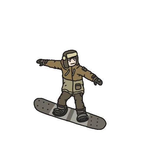 Snow Winter Sticker by BayaBaya._.club