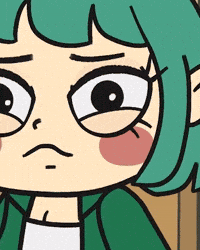 Alien Girl Shock GIF