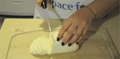 cheese lady GIF