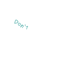 Dont Touch Sticker by BijuBudha