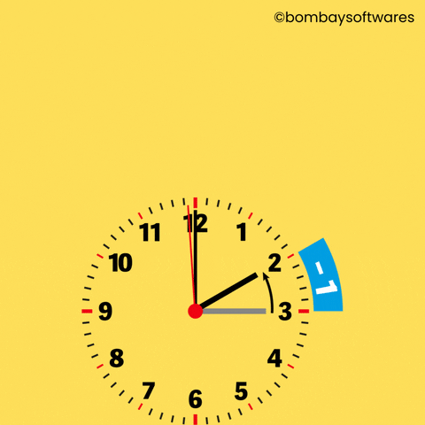 Ends Alarm Clock GIF by Bombay Softwares