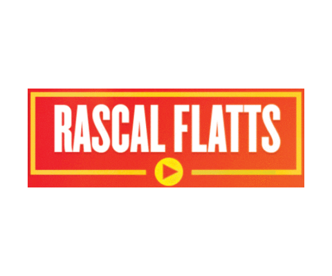 Rascal Flatts Indy Sticker by 955wfms