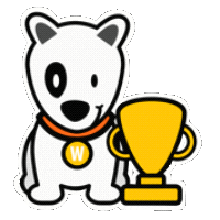 Dog Winner Sticker by WPBR Marketing Digital