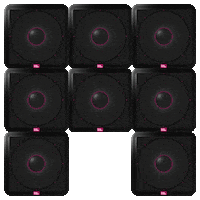 Sound Bass Sticker by Bax Music