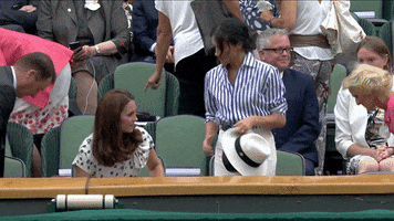 kate middleton tennis GIF by Wimbledon