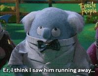 Run Away Stop-Motion GIF by Fire Mountain Productions