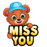 Miss U Sticker by Lucas and Friends by RV AppStudios
