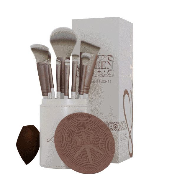 LuviaCosmetics vegan cosmetics make up brush Sticker
