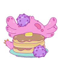 Food Pink Sticker by cecy meade