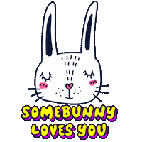 Easter Bunny Sticker