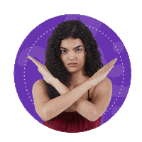 Yodigonomas women mujer silencio no mas Sticker