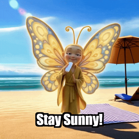 Summer Beach GIF by BuddhaFlyJourney