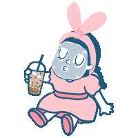 Chill Drinking Sticker by FaceTory