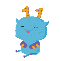 Jump Monster Sticker by Fave Indonesia