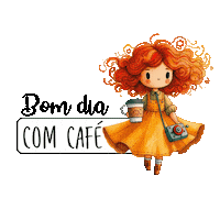 aduanstudio cafe bomdia redhair aduanstudio Sticker