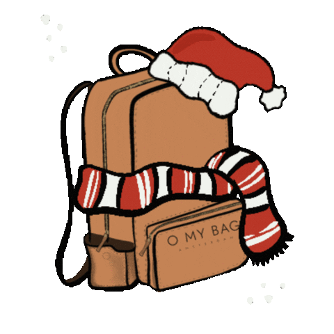 Christmas Snow Sticker by O My Bag