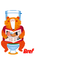 HenkelBref fox bear bar selfcare Sticker