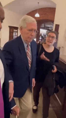 Mitch Mcconnell Falling GIF